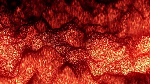 4K Abstract Topographic Waveform. 3D CGI Animation. Seamless Loop.
