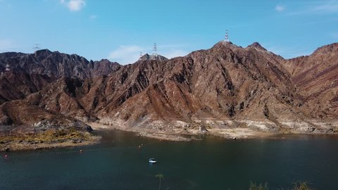 Al Rafisah Dam in city of Khor Fakkan in the United Arab Emirates