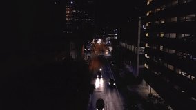 Drone video of downtown Austin, Texas.