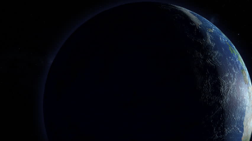 Power is returned after a continental power outage as seen from space. North America version.  	 Royalty-Free Stock Footage #1026022451