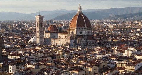 Florence Duomo - Aerial View - Italy