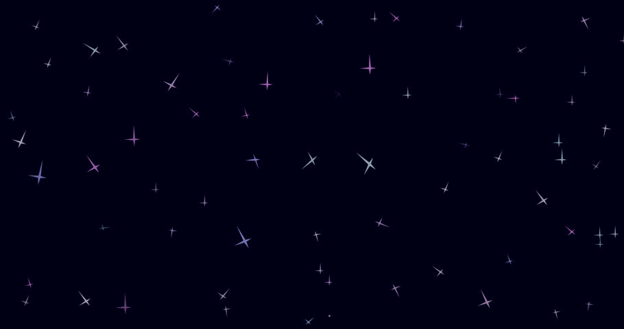 The Israel flag against a night sky with twinkling stars. Transitions with a glitch effect