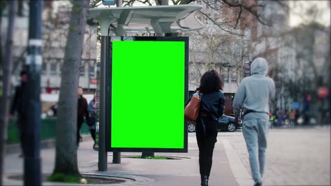 street bilboard advert - green key