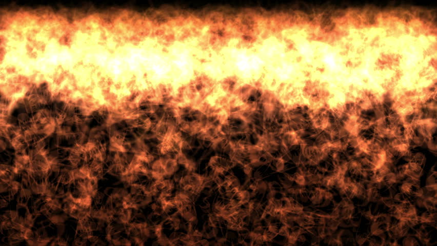 4k Gold Fire Wall Background War Stock Footage Video 100