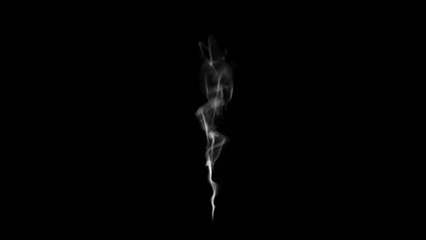 White smoke or steam on black background. | Shutterstock HD Video #1026066347