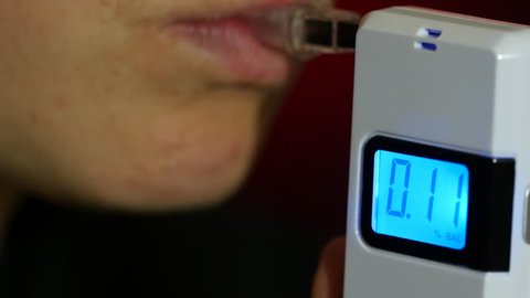 Breathalyzer close up
