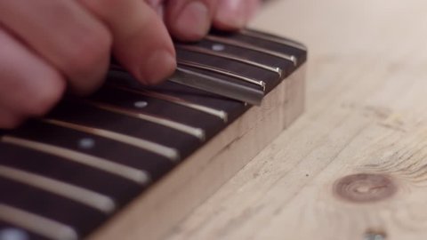Factory guitar making