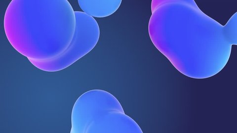 Beautiful Organic Species Cgi Metamorphoses Mixing Colourful Backdrop. Computer Generated New Sci-fi Stylish Gradient Animations Close-up. The Concept of: Biology Render Fantasy Looped Blob Wallpaper