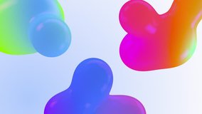 Beautiful Organic Form Cgi Metamorphoses Mixing Colourful Backdrop. Computer Generated New Sci-fi Stylish Gradient Animations Close-up. The Concept of: Biology Render Fantasy Looped Blob Wallpaper - Powered by Shutterstock - Get 15% off with code: PIKWIZARD15