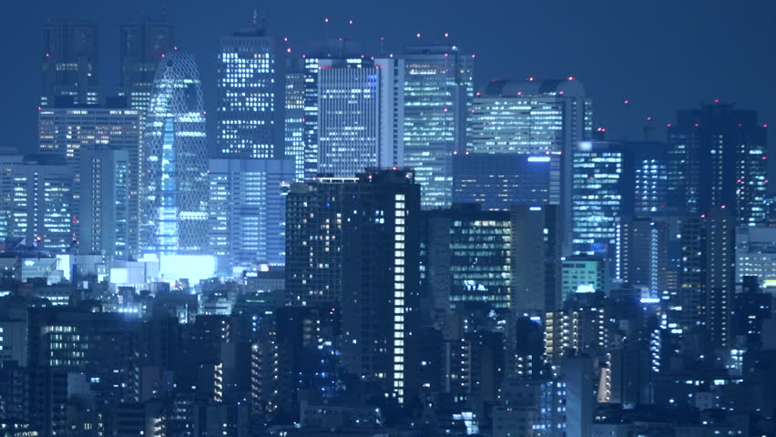Tokyo Night Viewtokyo Is The Stock Footage Video 100 Royalty Free Shutterstock