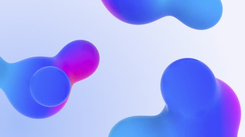 Futuristic Organic Designed Liquid Animated Shot. Aqua Colourful Liquid Gradients Video for You Presentation. New Abstraction grade Form Composition. Minimalistic Cover Footage Stylish Sample Closeup
