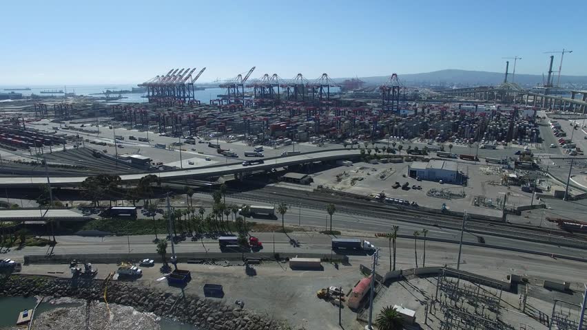 Port of Long Beach Aerial View 04.MOV