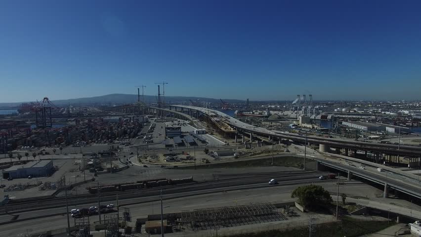 Port of Long Beach Aerial View 02.MOV