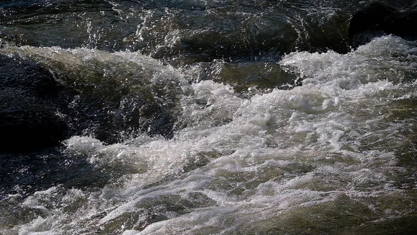 riverr aist in valley aisttal, austria, slow motion