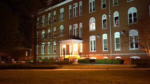 Iconic Samford Hall on the campus of Auburn University