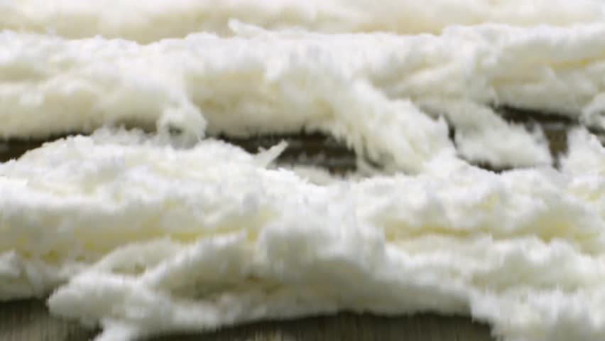 Pulp production. Washing and bleaching of wood pulp.  Production of offset white paper.  Washing of coniferous pulp  Royalty-Free Stock Footage #1026280112