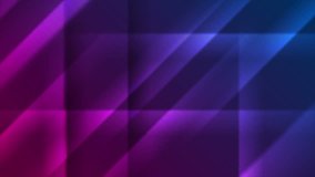 Blue and purple glowing smooth stripes abstract motion design. Seamless looping. Video animation Ultra HD 4K 3840x2160