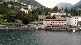 Drone Shot Lake Como - Bellano