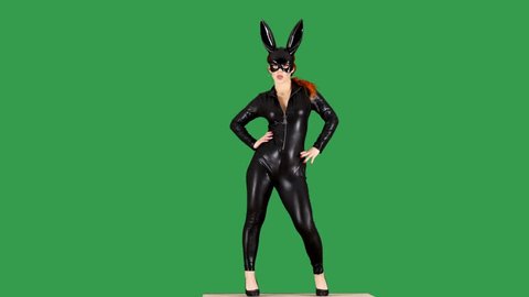 Cat Girl In Latex Suit Stock Footage Video 100 Royalty Free 1026400160 Shutterstock