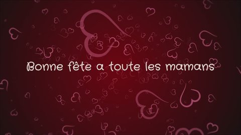 Animation Bonne Fete Toute Les Mamans Stock Footage Video 100 Royalty Free Shutterstock