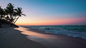 Exotic Beach in Dominican Republic, Punta Cana