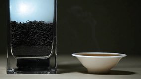 black hot tea cup smoke  - Powered by Shutterstock - Get 15% off with code: PIKWIZARD15