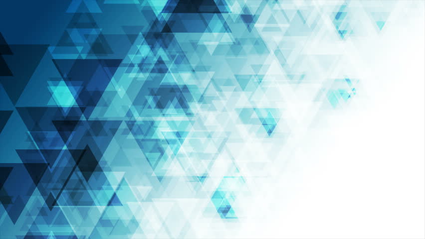 Blue triangles abstract technology low poly motion design. Seamless loop. Modern video animation Ultra HD 4K 3840x2160 Royalty-Free Stock Footage #1026462038