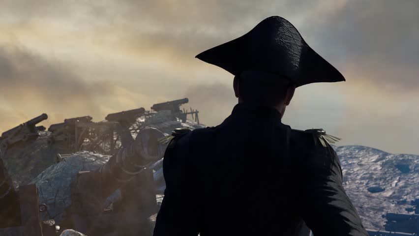 Napoleon Bonaparte, military leader and statesman of the 18th century render 3d