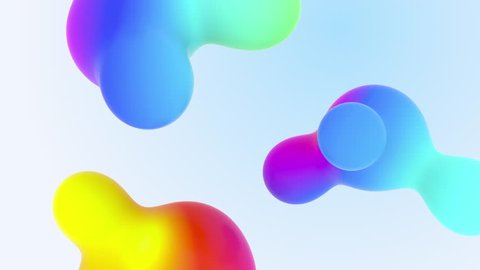 Futuristic Organic Fx Designed Liquid Animated Shot. Aqua Colourful Liquid Gradients Video for Presentation. New Abstraction grade Form Composition. Minimalistic Cover Footage Stylish Sample Close up