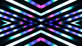 Abstract dynamic and colorific lights on dark background