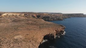 Aerial drone video from Malta,Mellieha and surroundings.