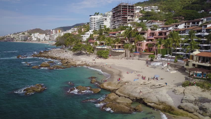 Aerial Of Puerto Vallarta Mexico Stock Footage Video 100 Royalty Free Shutterstock