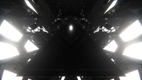 4K abstract black and white VJ seamless loop 3D video animation for VJ editors, motion designers, visual projection, fashion show, stage design, party, presentation, DVD, music clips or video art.