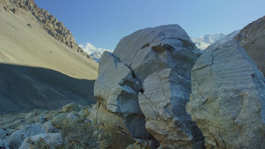 Scenic footage from Cajon del Maipo, Chile.