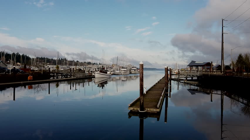 Beautiful Dock located in Downtown Olympia, Washington.