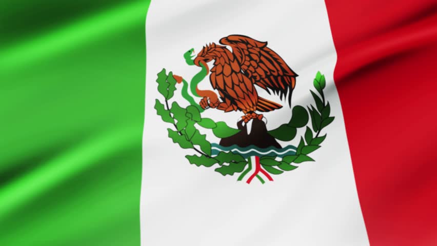 Mexico Flag Waving In Wind Stock Footage Video 100 Royalty Free 1026673271 Shutterstock