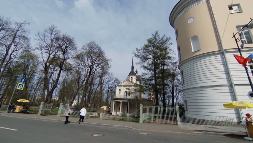 Orthodox church in Pushkin near St. Petersburg.