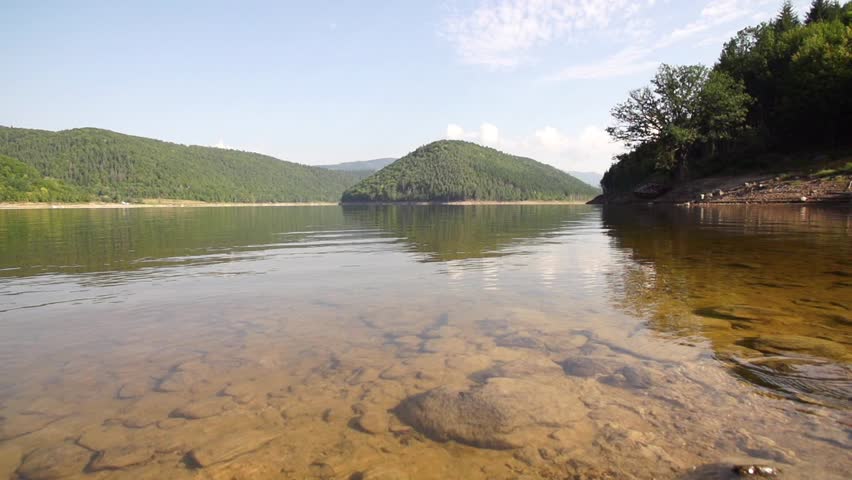 Dolly Panoramic Shot Of The Lake Zetelak