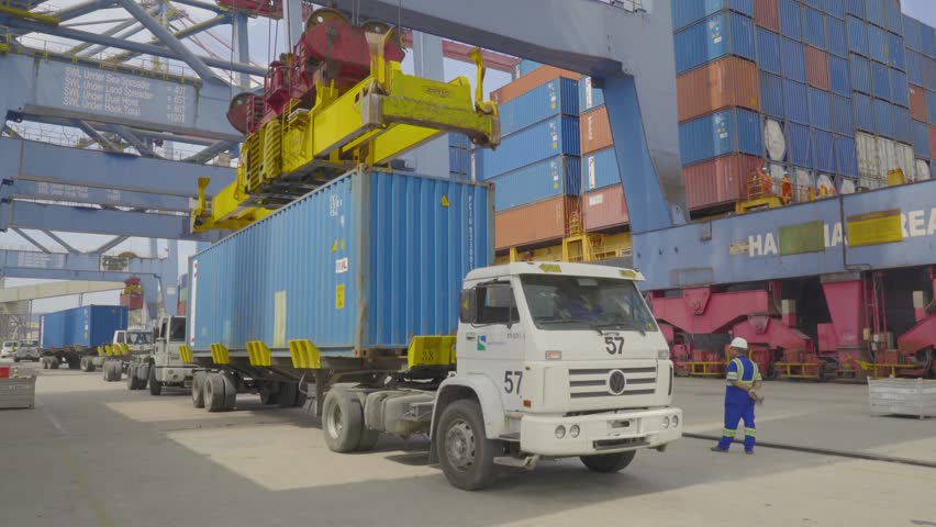 Container truck Stock Video Footage - 4K and HD Video Clips | Shutterstock