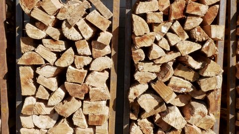 Firewood Log Stack.