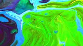 Very Nice Abstract Colorful Vibrant Swirling Colors Explosion Paint Blast Texture Background Video.