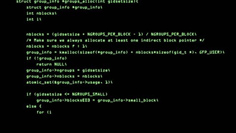 Hacker code running down a computer screen terminal. 4K