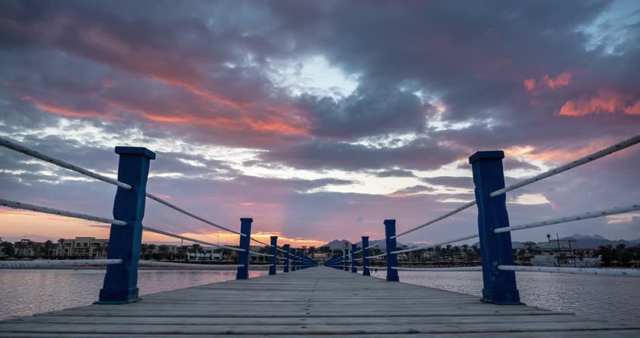 Sunset red sea, charm of el Sheikh, Egypt