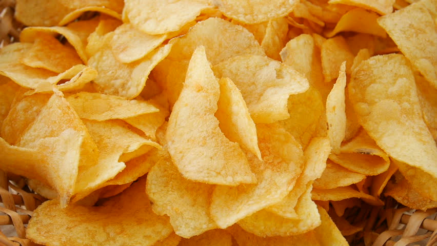 potato chips basket Stock Footage Video (100% Royalty-free) 1026793037 ...