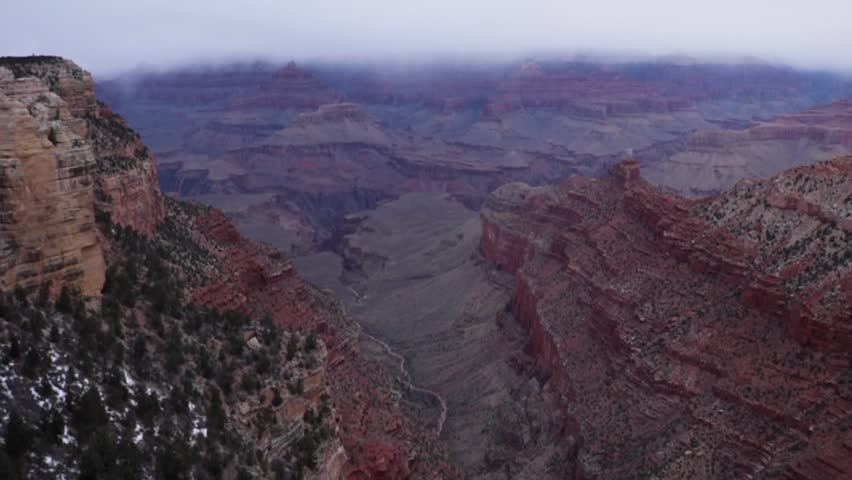 Still shot looking into Grand Canyon