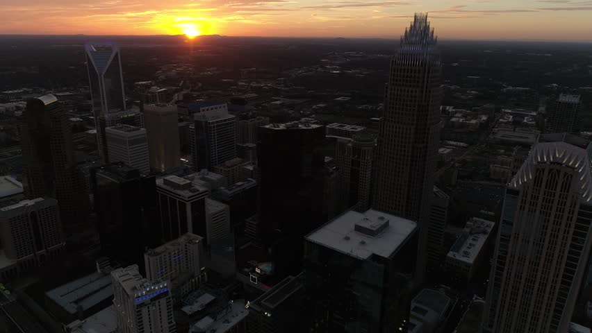 Charlotte North Carolina City Skyline