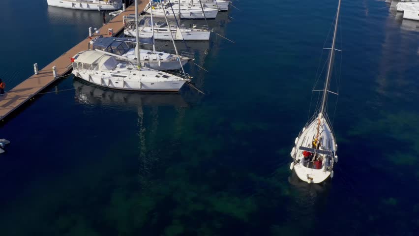 Istanbul Maltepe Bosphorus Aerial View Marina and Yachts 4
