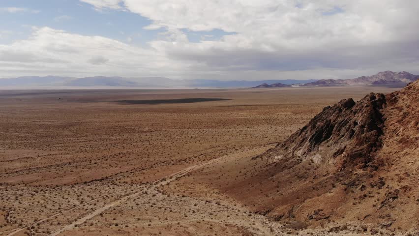 the Mojave desert looking south to Barstow. 