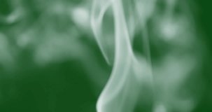 White smoke with green screen