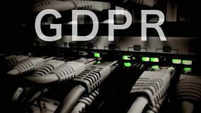 GDPR European data protection regulation concept animation.  - Powered by Shutterstock - Get 15% off with code: PIKWIZARD15